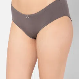 Clovia Grey Hipster Panty image 3