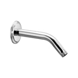 CERA Stainless Steel Overhead Shower Arm Round Shape 180 mm Length with Wall Flange, F7040101 image 1