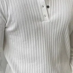 StyleCast Men Solid Henley Neck T-shirt image 2