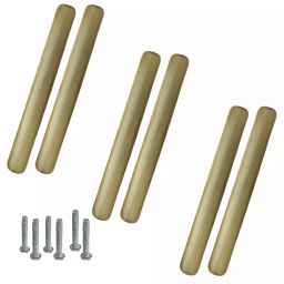 Atom CH-536-BA-06-106 152.4 mm (6 Inch) Zinc Antique Finish Cabinet Pull Handle (Pack of 6)-picture-5