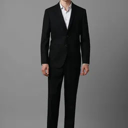 Luxure by Louis Philippe Men Slim-Fit Single-Breasted Two-Piece Formal Suit-picture-6