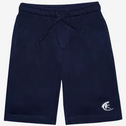 Kiddopanti Solid Colour Shorts - Navy Blue-picture-11