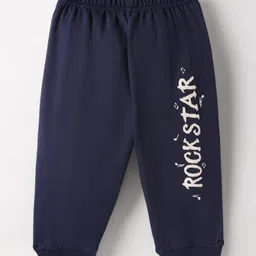 Tango Looper Knit Full Length Lounge Pant With Text Print - Navy Blue-picture-32