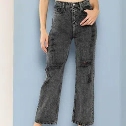 Roadster Women Hottie Flared Mid-Rise Light Fade Stretchable Jeans-picture-21