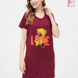 Christy World Women 2 Printed Extended Sleeves T-shirt-image-46