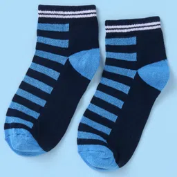 Pine Kids Cotton Knit Ankle Length Color Block Sport Theme Socks Pack Of 3 (Color May Vary) image 4