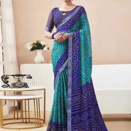 Styleveda Bandhani Zari Pure Georgette Bandhani Saree-picture-54
