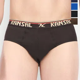 KANSAL Pack Of 5 Mid-Rise Seamless Cotton Basic Briefs 6-CUT_1051_P5-picture-19