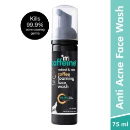 MCaffeine Anti Acne Coffee Foaming Face Wash - Oil & Pimple Control Cleanser with Cinnamon & Vitamin E image 1