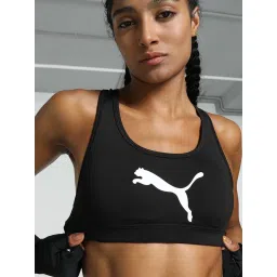 Puma 4 Keeps Womens Black Sports Bra image 3