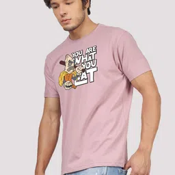 Greylongg Men Typography Printed Round Neck Cotton T-shirt image 3