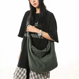 KPOP Women Solid Structured Shoulder Bag-image-99
