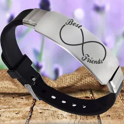 Sullery Silver-Plated Leather Bracelet-image-52