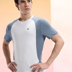HRX by Hrithik Roshan Colourblocked Training T-shirt-picture-41