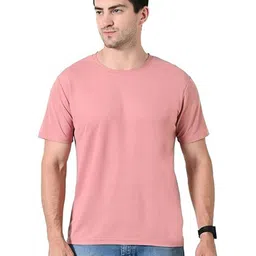 OWL MINK Men Round Neck Solid T-shirt-picture-39
