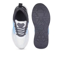 PENNEN Boys Blue Printed Mesh Loafers image 2