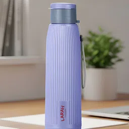 Larah by BOROSIL Lava Violet Brand Logo Printed Stainless Steel Water Bottle-700 ml-picture-48
