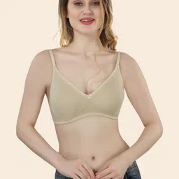 Cloud Soft Women Solid Full Coverage Non-Wired Non Padded Back Closure Bra-image-0