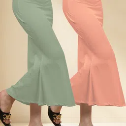 POOJARAN SAREE Women Pack Of 2 Mid-Rise Saree Shapewear-picture-17