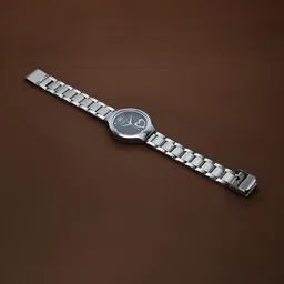 VIRAKTI Women Brass Textured Dial & Stainless Steel Straps Analogue Watch SAT-09-BLACK image 2