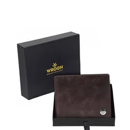 WROGN Men RFID Textured Leather Two Fold Wallet-picture-31