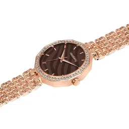 DressBerry Women Dial & Bracelet Style Straps Analogue Watch HOBDB-003-BR image 5