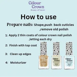 CROWN Beauty Of Nature Set Of 5 Nail Enamel - 10ml Each - Vacay Mode image 4