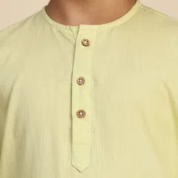 SKAVIJ Boys Regular Pure Cotton Kurta with Pyjamas image 5