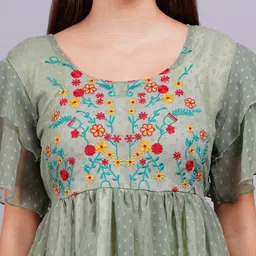 KALINI Georgette Fit & Flare Midi Dress image 3