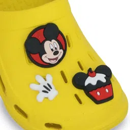 Disney By Yellow Bee Boy Mickey Mouse ClogsWith Gloves & Cupcake Charms image 3