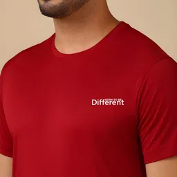 CASUALBUD Typography Printed Round Neck Regular Fit T-Shirt image 2