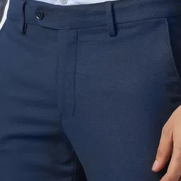 Van Heusen Men Slim Fit Pleated Formal Trousers image 4