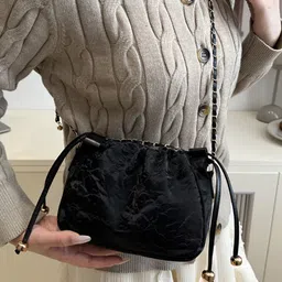 StyleCast PU Bucket Satchel image 2