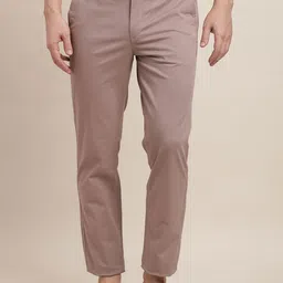 Turtle Men Cotton Relaxed Skinny Fit Chinos Trousers-picture-18