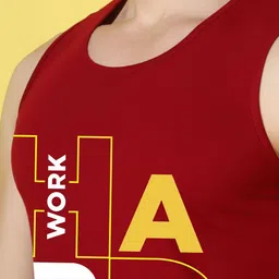 WOOSTRO Men Pack of 2 Typography Printed Round Neck Cotton Slim Fit T-shirts image 2