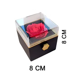 Giftii Black Elegant Rotating Jewelry Box-A Timeless Gift For Her image 3
