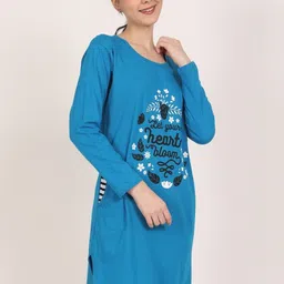 DDASPRATION Women Typography Printed Pockets T-shirt image 3