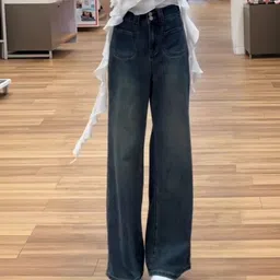 StyleCast Women Relaxed Fit Mid-Rise Low Distress Jeans-image-25