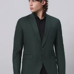 Darelooks Premium Clothing Men Green Slim Fit Single Breasted Party Formal Blazer-picture-20