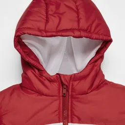 Pantaloons Junior Boys Brand Logo Colourblocked Puffer Jacket image 5