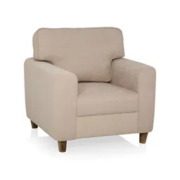 duroflex DuroflexUtopia Beige 1 Seater Fabric Sofa image 3