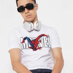SF JEANS by Pantaloons Superhero Printed Short Sleeves Pure Cotton Slim Fit T-shirt-picture-27