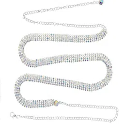 FIMBUL Artificial Stones Studded Waist Chain Saree Accessories image 2