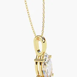 VALANOVA BIS Hallmark 18K Gold Diamond Studded Pendant - 1.1 g image 4