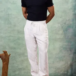 MH&Y Men Comfort Mid-Rise Relaxed Fit Trouser-picture-48