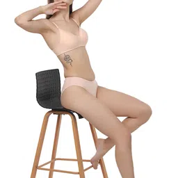 Liigne Pack Of 3 Everyday Bra Pure Cotton Lingerie Set image 3