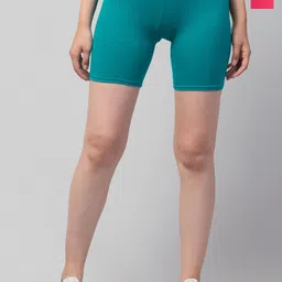 DRAXSTAR Women Pack of 2 Skinny Fit Cycling Sports Shorts-picture-11