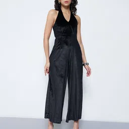 Honey by Pantaloons Halter Neck Basic Jumpsuit image 3