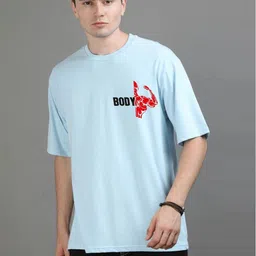 GSPO Men Typography Printed Applique T-shirt-picture-47