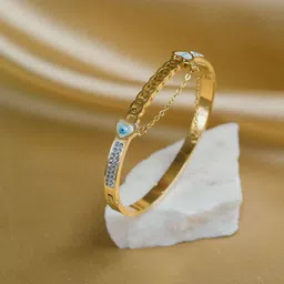 ARTKLIM Women Gold-Plated Bangle-Style Bracelet image 4